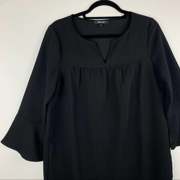 Madewell Bell-Sleeve Dress - Size Small - Picture 4 of 12